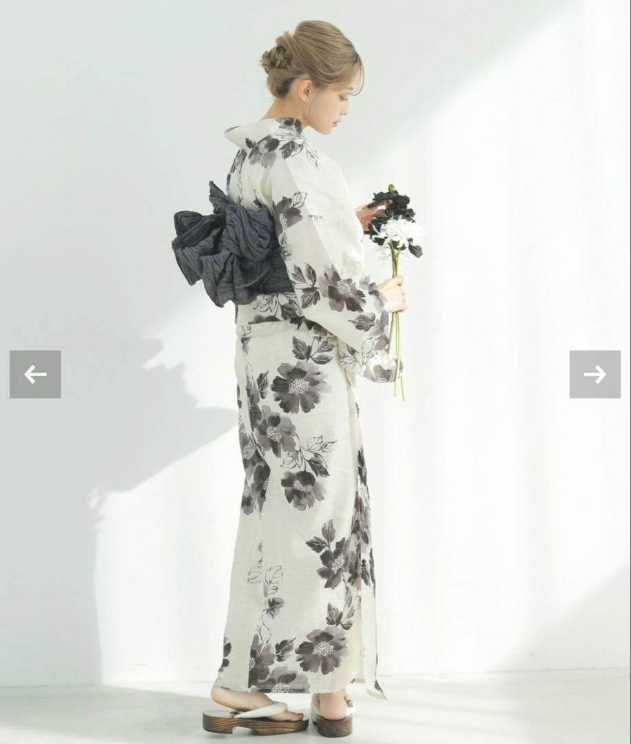 dita ディータ浴衣　帯付き【京の水墨画】