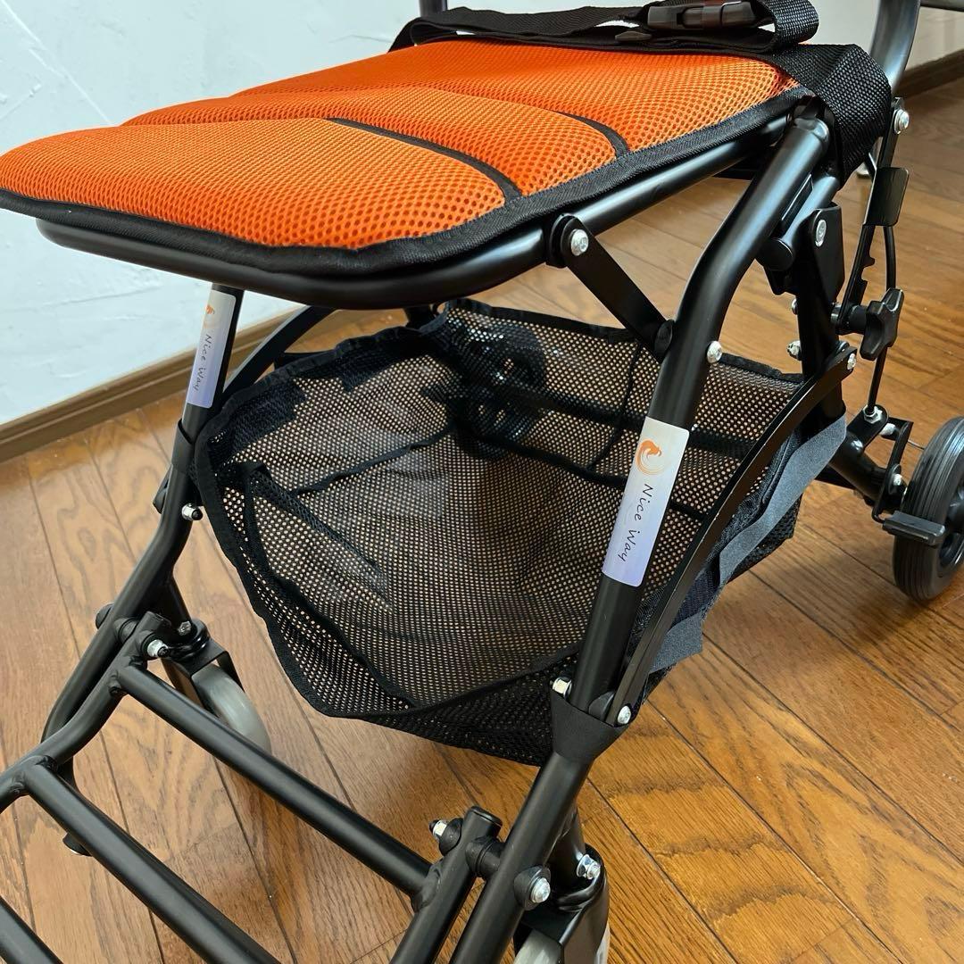【未使用品】折りたたみ介助車いす　ナイスウェイ10