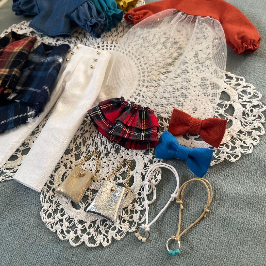 4546 あ　22cmドール服 ハンドメイド