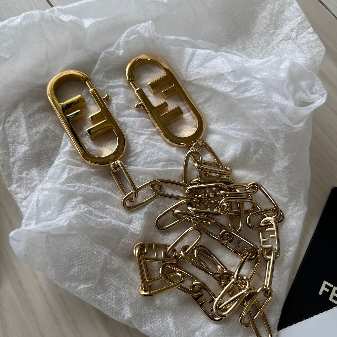 フェンディ★オーロック★チェーンストラップ★ゴールド★ストラップユー