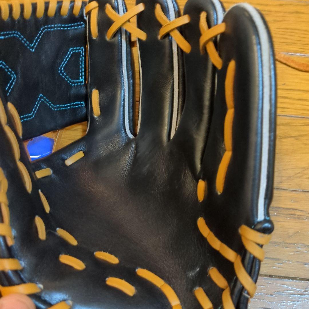 ミズノ一般用 軟式野球グローブ 黒/コルク　サイズ9