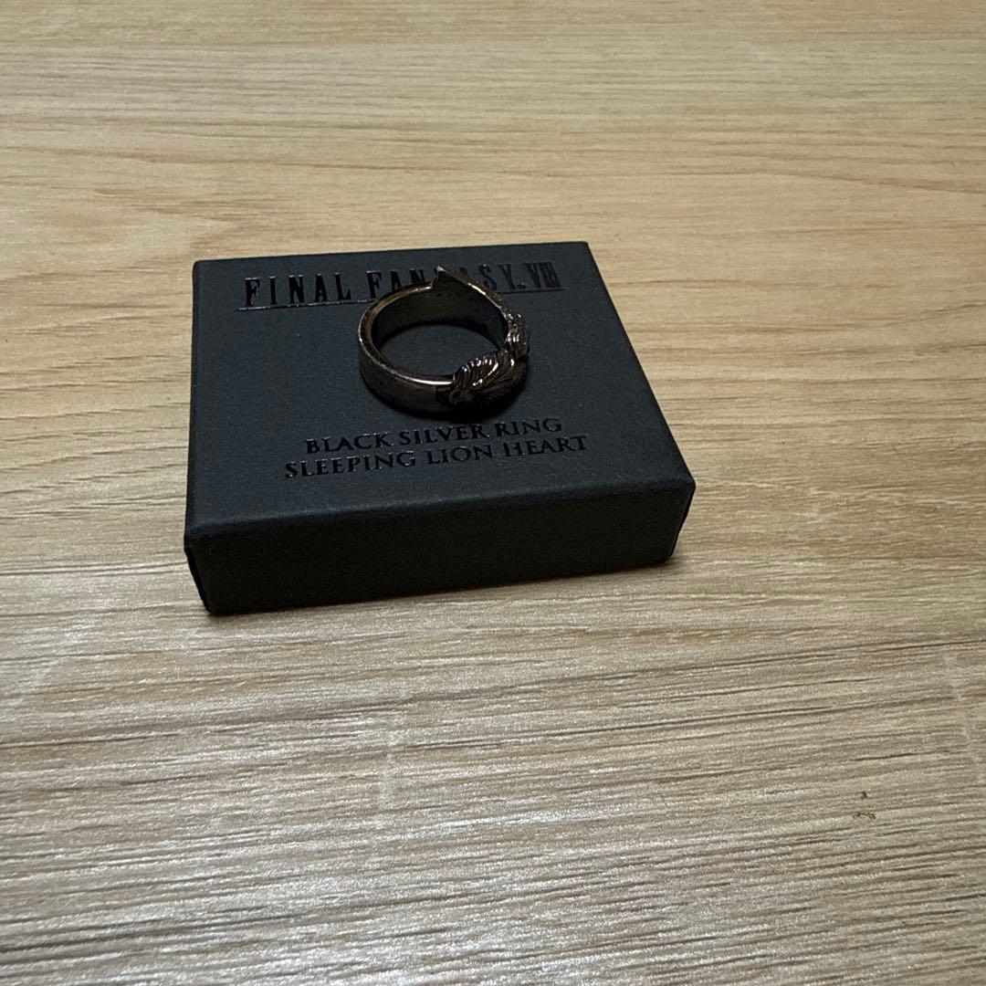 ファイナルファンタジーVIII　ブラックシルバーリング　スリーピングレオンハート