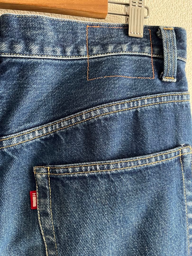 日本製　H BEAUTY&YOUTH セルビッチデニム　インディゴブルー　岡山