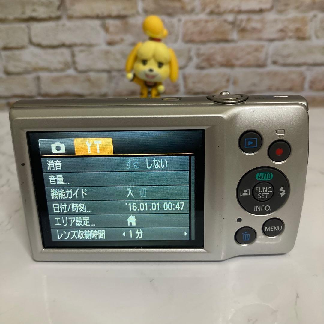 Canon IXY180 シルバー 動作確認済み バッテリー付き