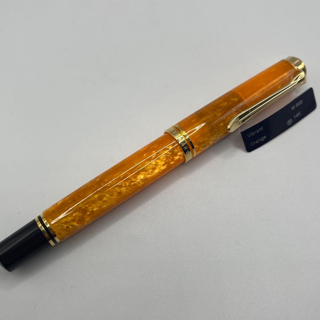 Pelikan ペリカン 万年筆 限定 スーベレーン M600 EF オレンジ