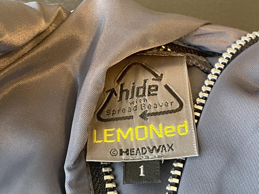 正規品 サイズ1 hideレモネード ラインパーカー イエロー LEMONeD