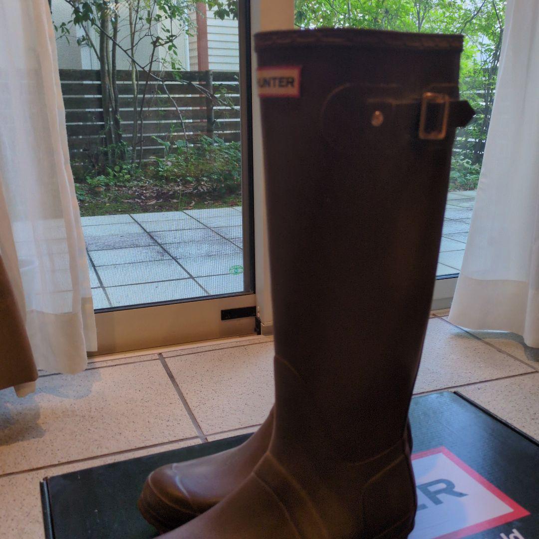 HUNTER ブラウン 長靴 UK 5