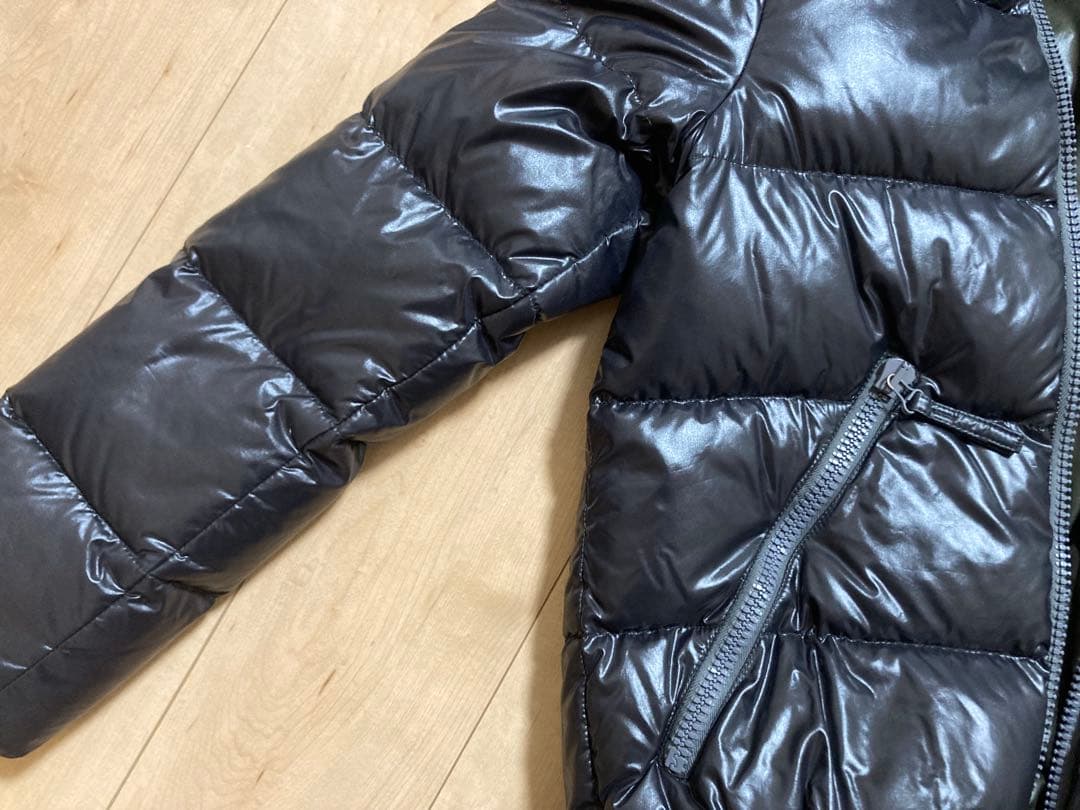 DUVETICA デュベティカ　フード付き ブラックダウンジャケット 44