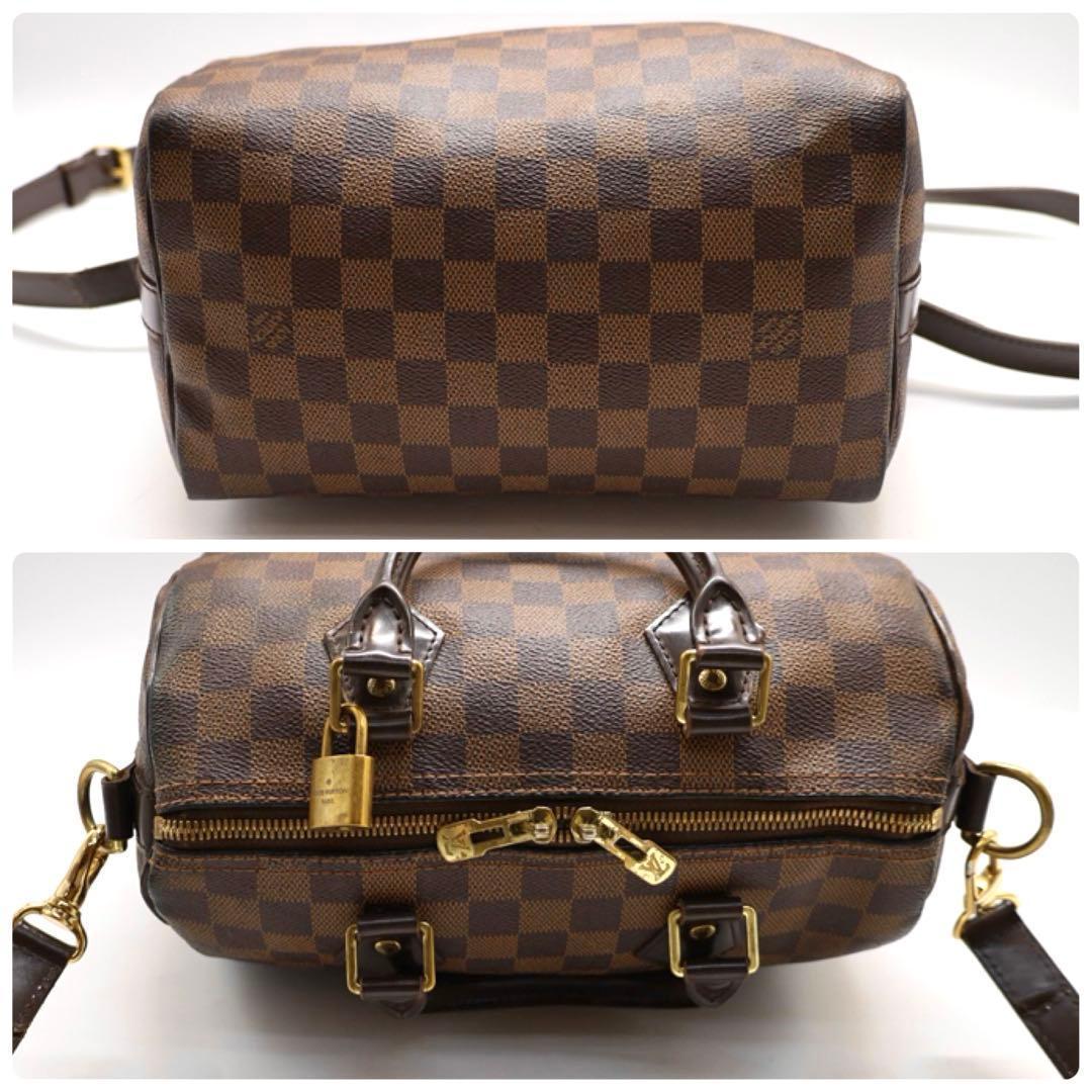 【美品】ヴィトン　スピーディ・バンドリ―エール25 ダミエ　エベヌ　ハンドバッグ