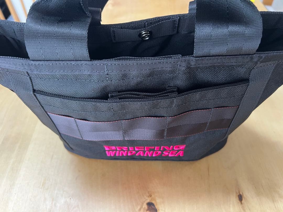 BRIEFING WIND AND SEA トートバッグ ブラック