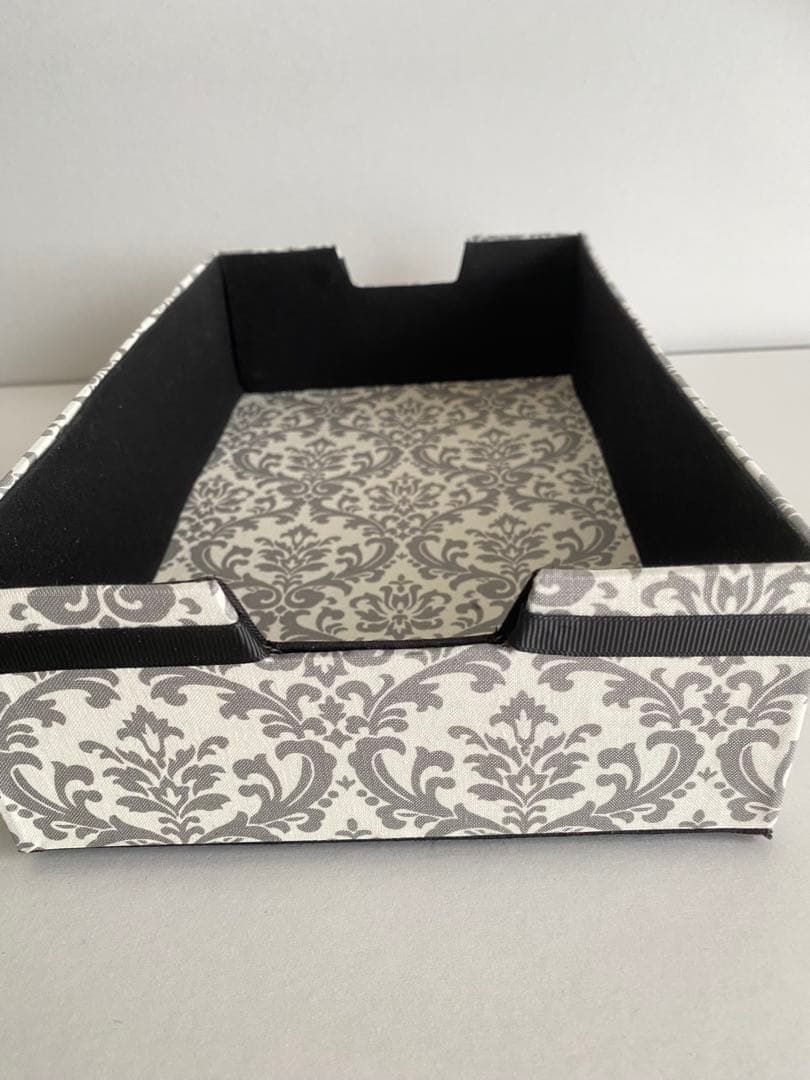 T☆☆様オーダー品 リピーター様 ダマスク柄収納ボックスセット