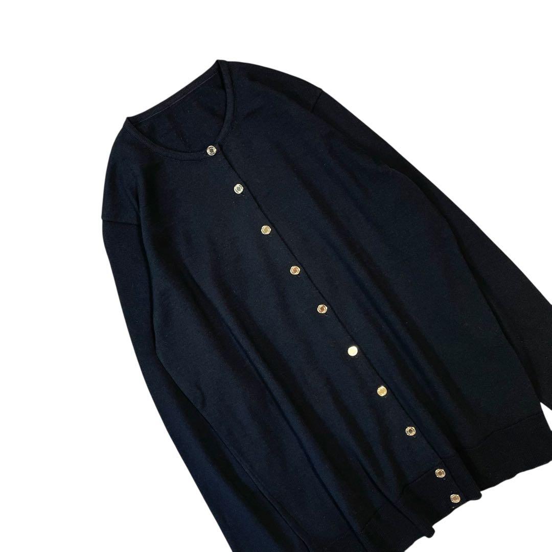 ほぼ未使用✨Deuxieme Classe FF30クルーネックカーディガン 金