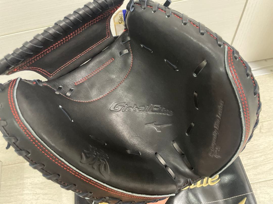 ⭐️新品未使用ミズノ⭐️硬式 捕手 ブロンド グローバルエリート 號 S-S型②