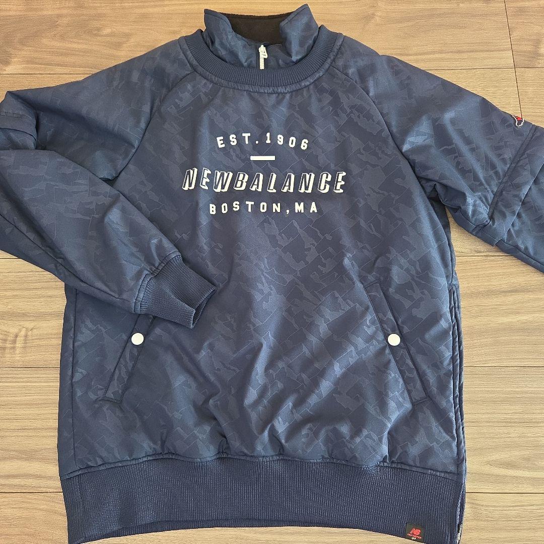 New Balance Golf ネイビー プルオーバージャケット　4（M）