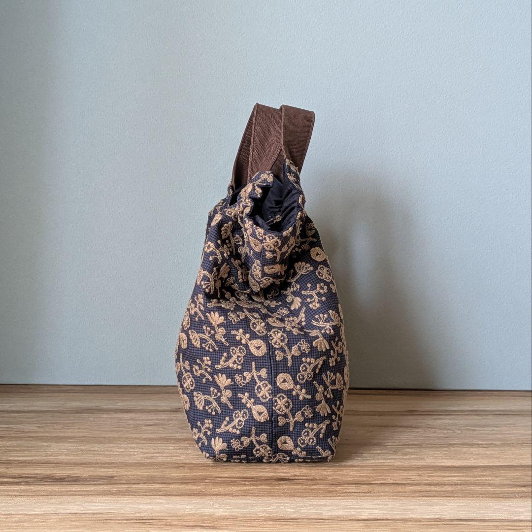 【PoyoPoyo♪プロフィール必読♪様オーダー】ハンドメイドシャーリングバッグ