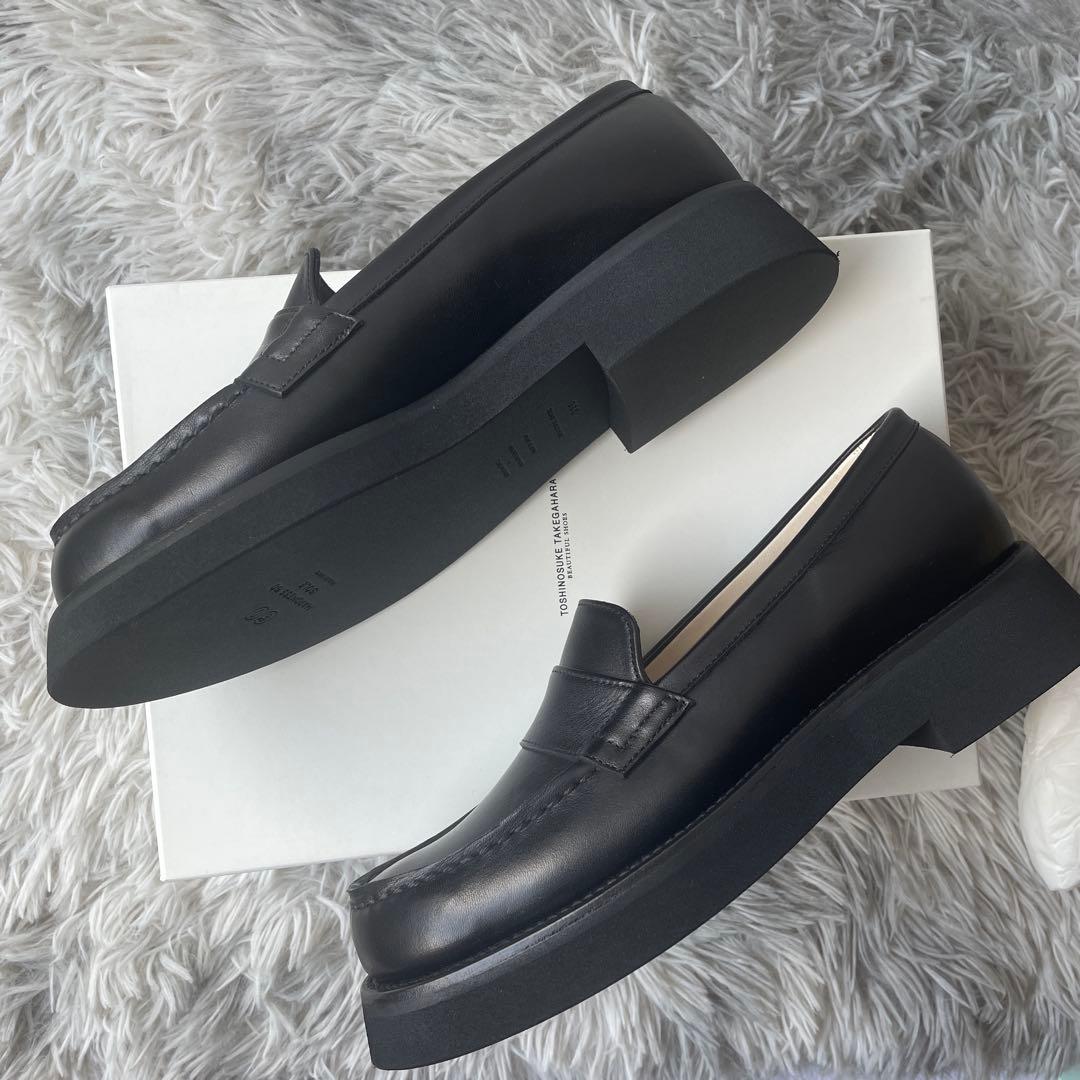 【未使用レベル】ビューティフルシューズ ローファー 23.5 ブラック