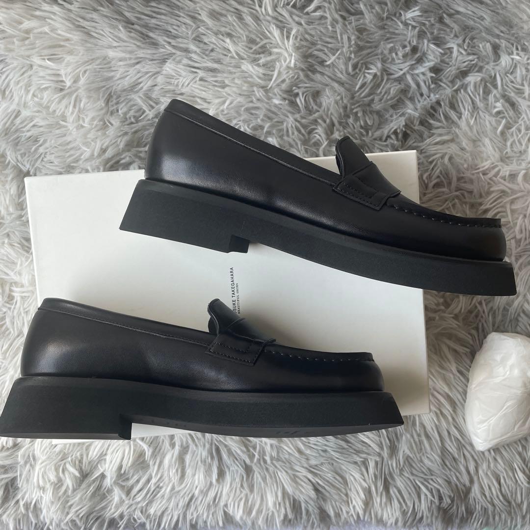 【未使用レベル】ビューティフルシューズ ローファー 23.5 ブラック