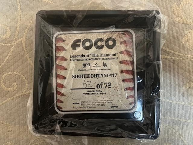 【72個限定】大谷翔平25OpeningDayBaseball・FOCO社#62
