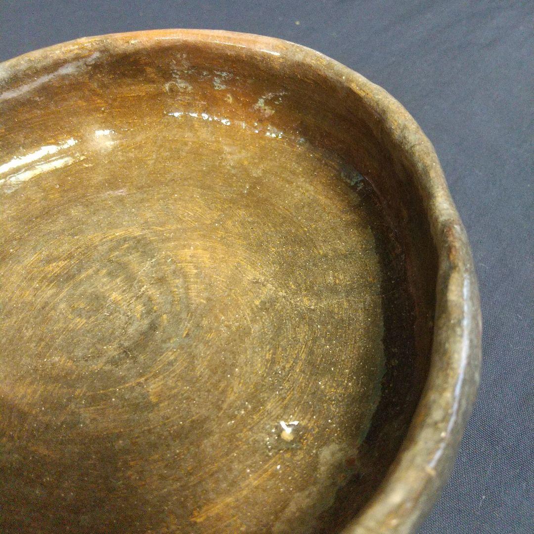 藪内流 五代随竹庵 自作平茶碗