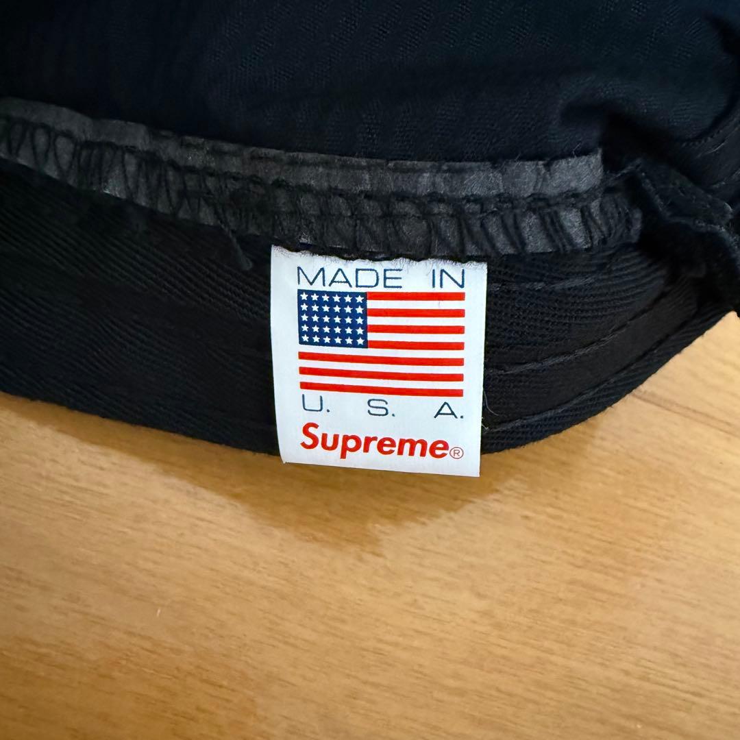 未使用 Supreme Corduroy Camp Cap ブラック 18ss