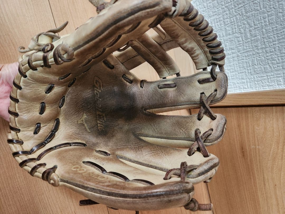 野球 ミズノ 少年軟式用 グローバルエリート インフィニティ ブロンド グローブ