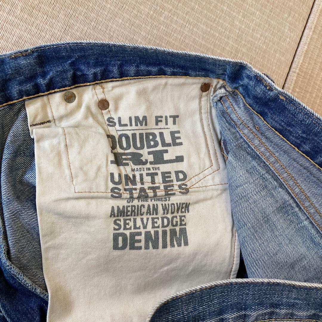 RRL ストレートデニム メンズ　ユーズド