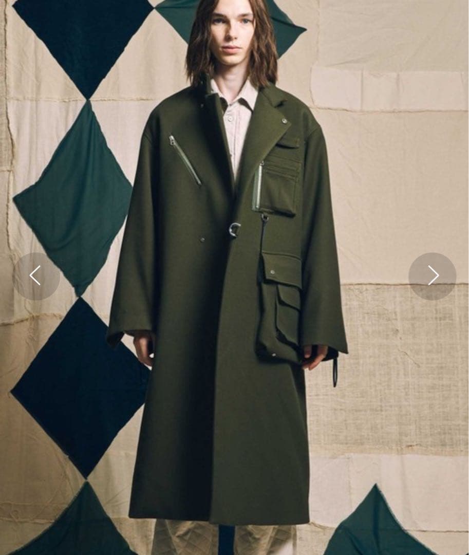 MAISON SPECIAL プライムオーバータイロッケンミリタリーコート