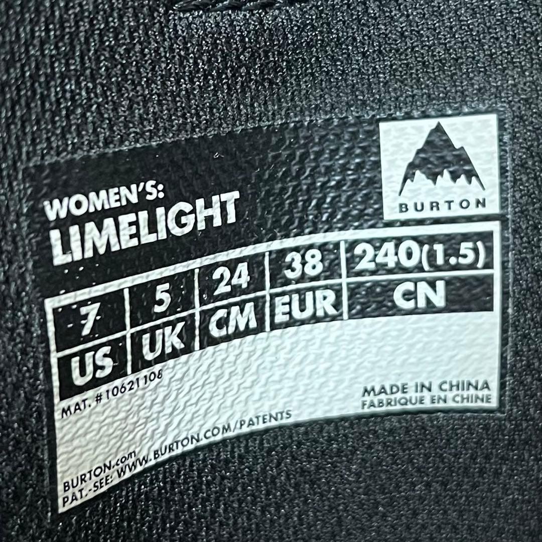 【即日発送】BURTON スノボLIMELIGHT ライムライト24.0cm