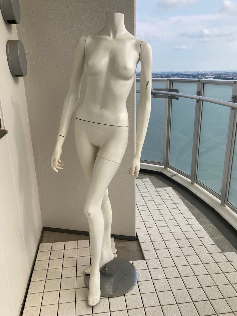 ホワイト女性マネキン 約170cm