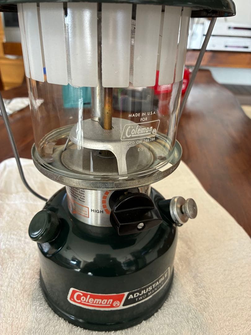 [使用回数5回未満]コールマンツーマントルランタンmodel 288a-700