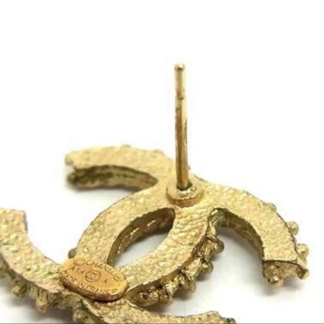 専用です。CHANEL シャネル ココマーク ピアス ストーン 赤 金 片耳