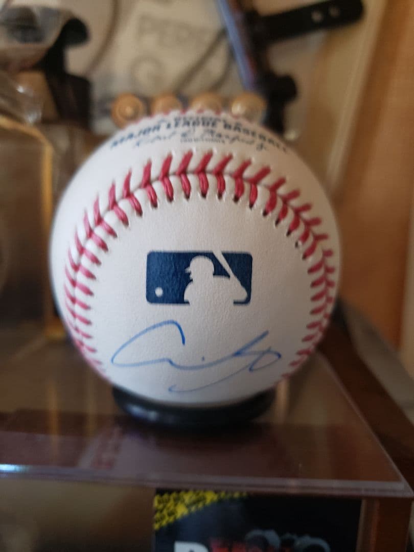 スーパースター！大谷翔平直筆サインボール、ホログラム証明シール付き！