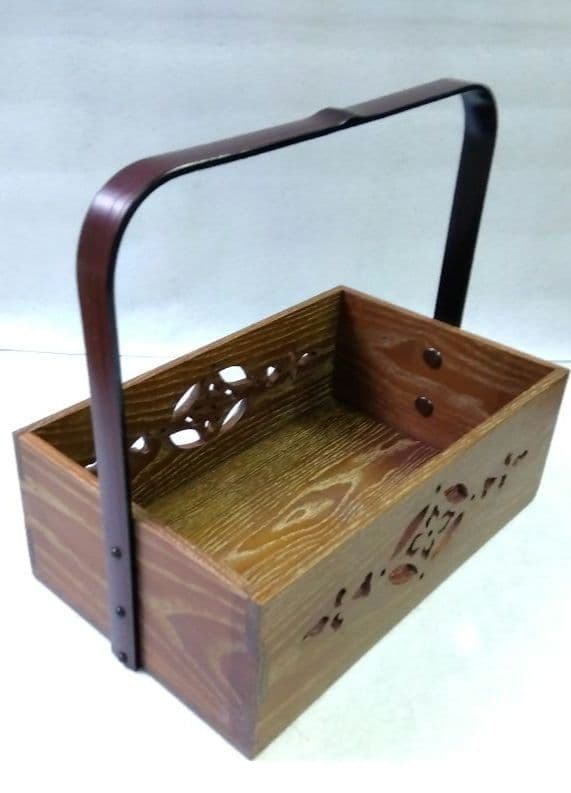 茶道具 煙草盆 莨盆 七宝透かし 手付 桑 女桑 白竹灰吹 灰吹 桑煙草盆