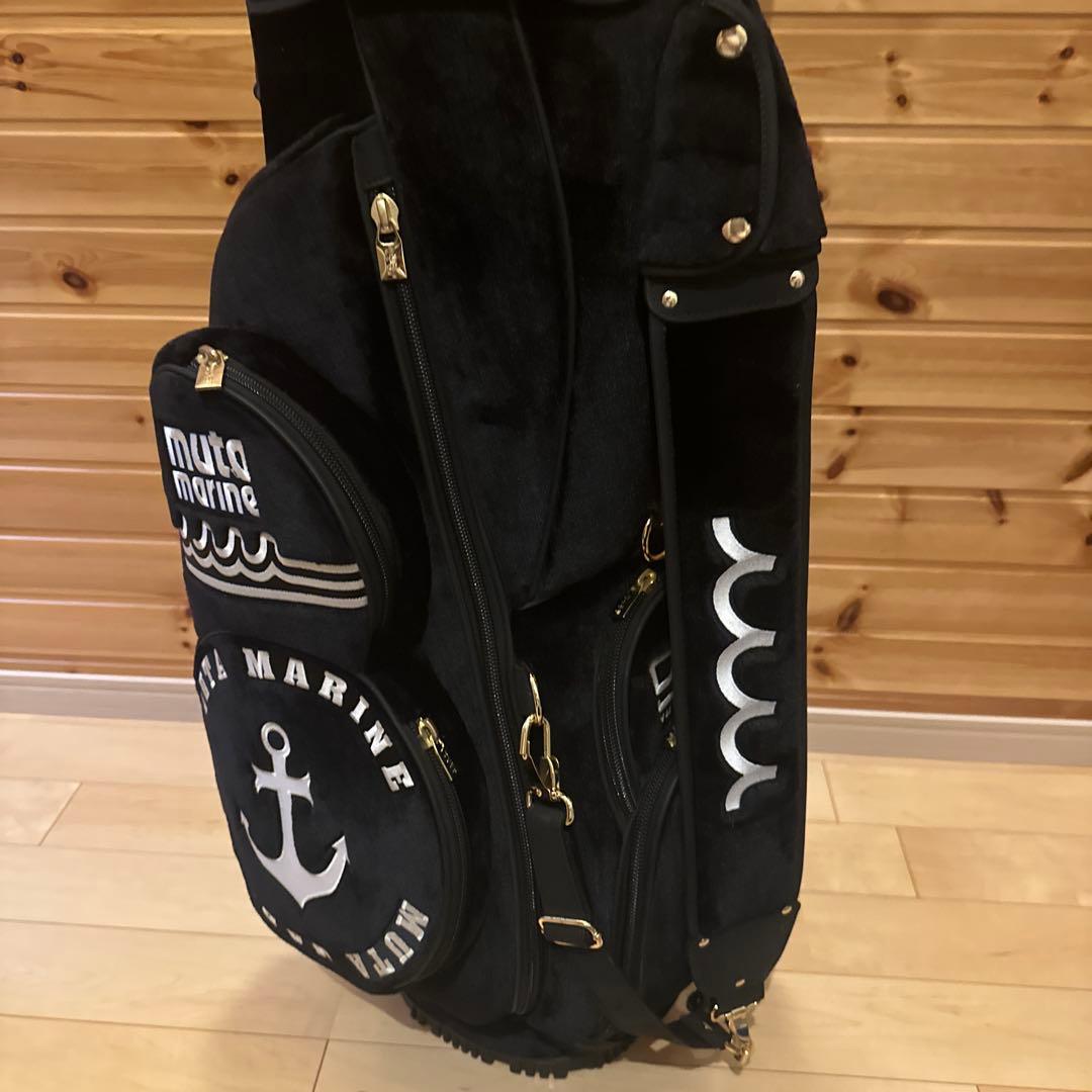 ✨美品✨muta Marineエコファー8キャディバッグ BK