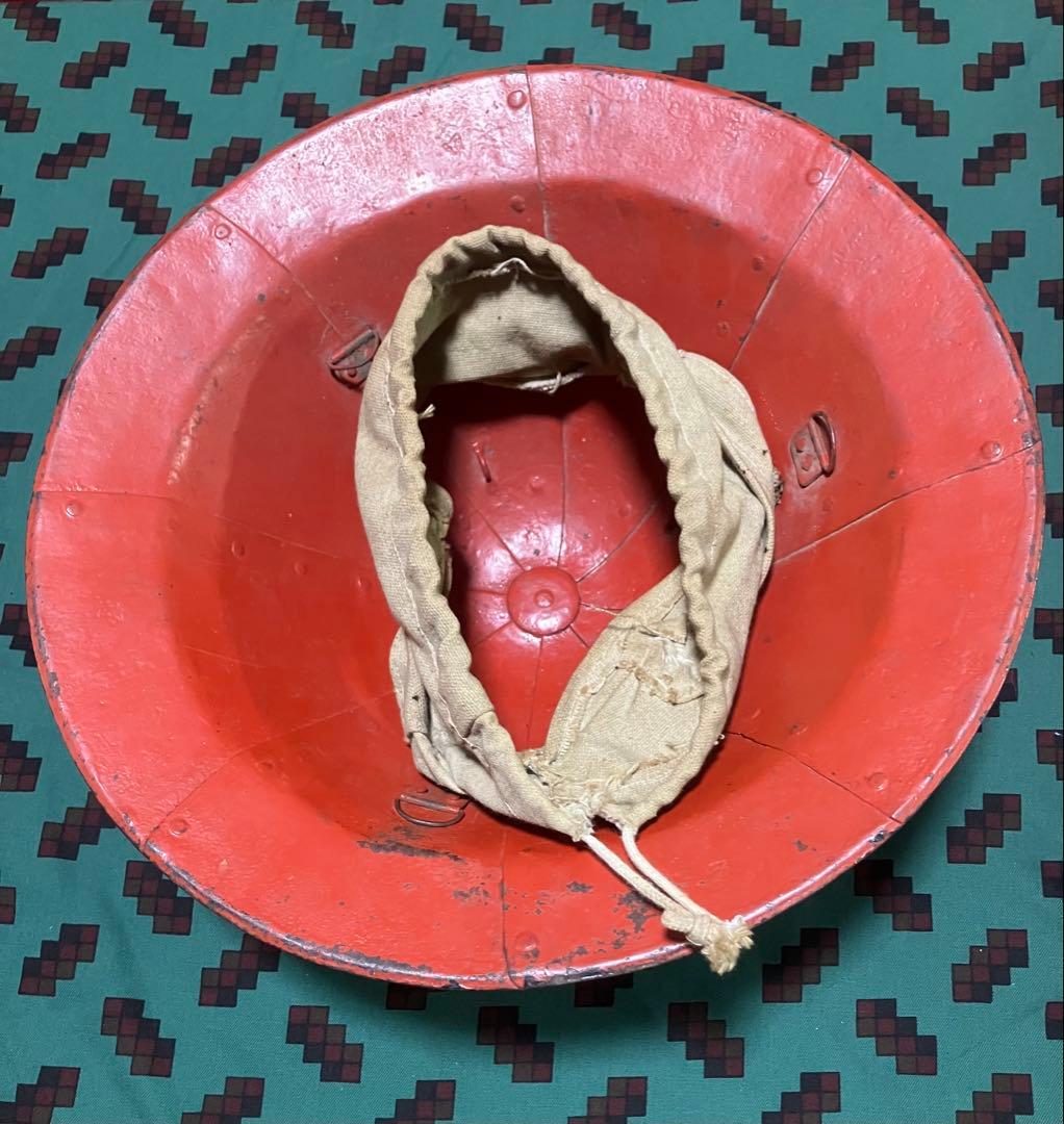 旧家蔵出し品　古い陣笠　引き両紋　参勤交代　武具甲冑　貴重な資料