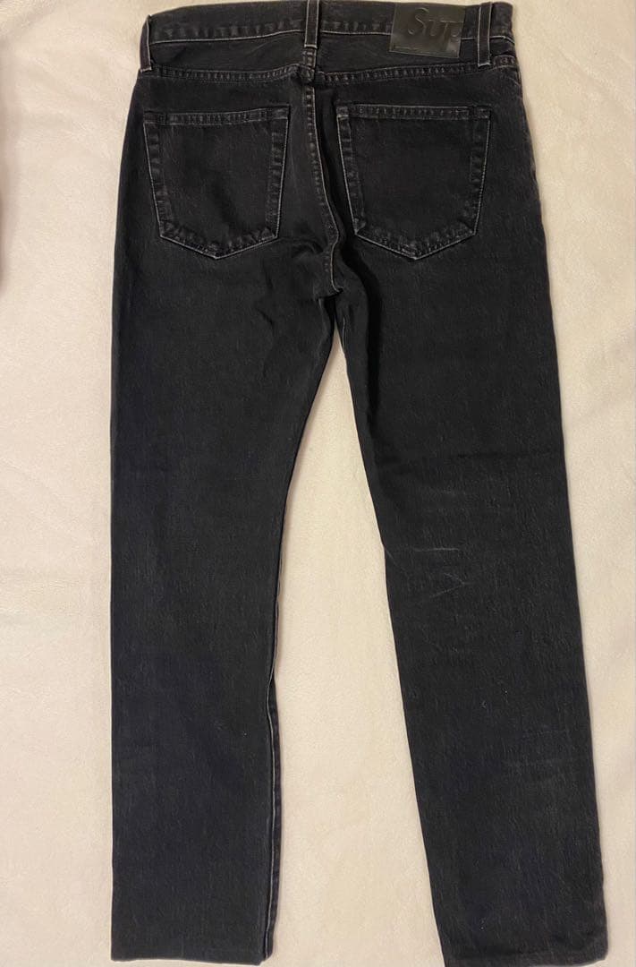 Supreme ブラックデニムパンツ 30 USA製