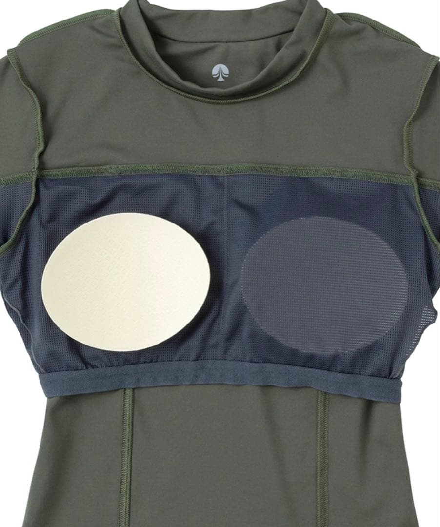 フォロー割あり2色あり　【SUKALA】カップ付きミニハイネックTee