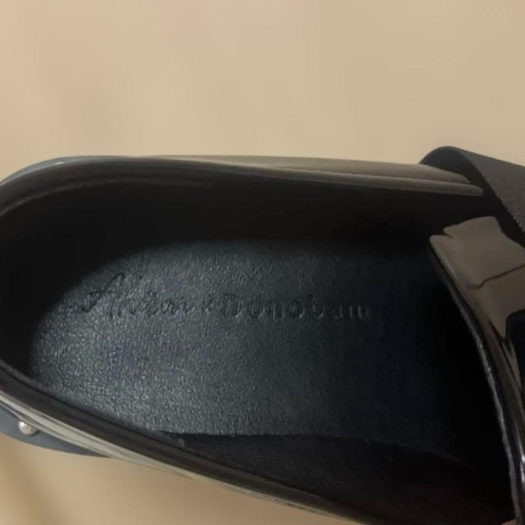 ドノバンアキロン　レザー ローファー パール♩Lサイズ