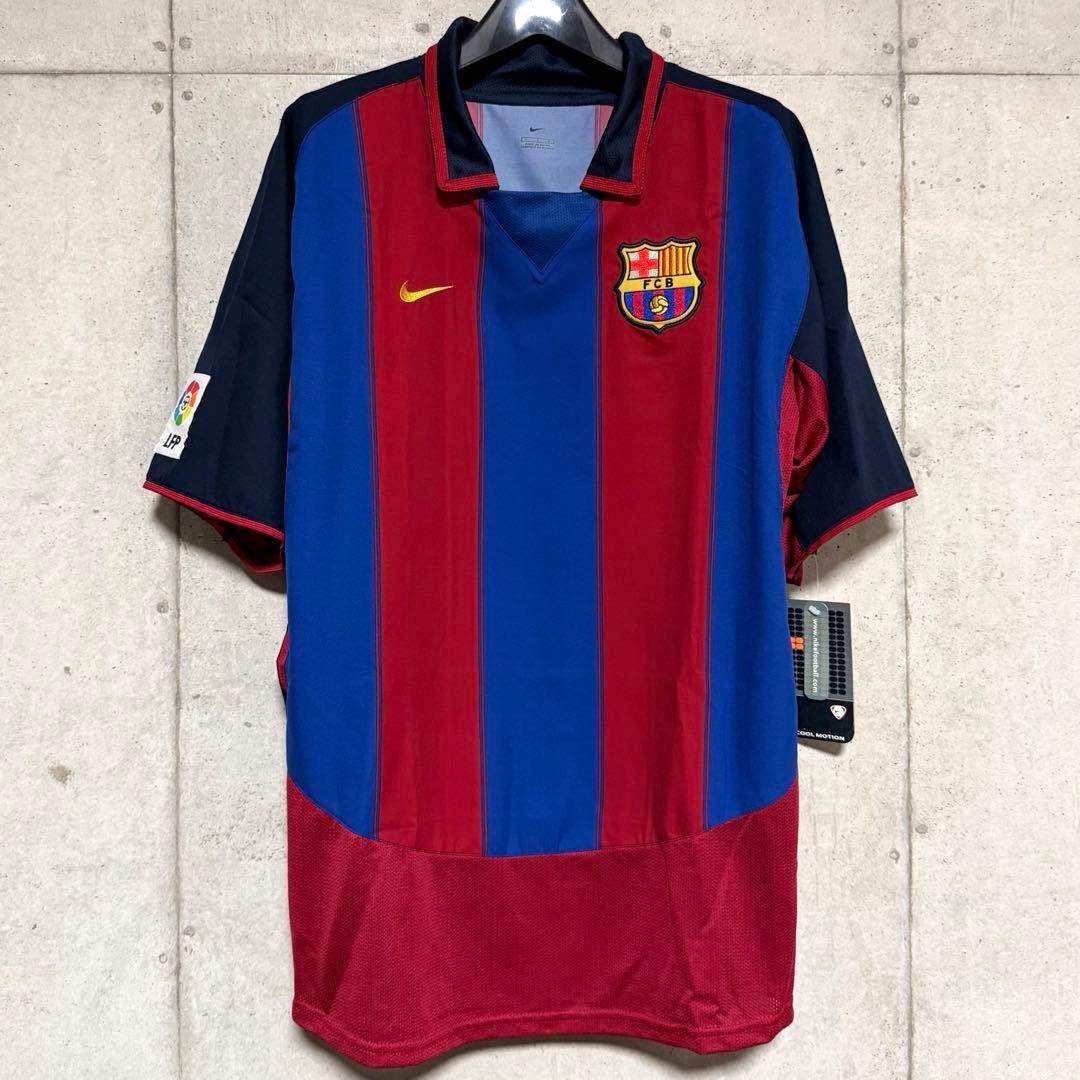 【新品/タグ付き】03/04 FCバルセロナ♯10 ロナウジーニョ 【Lサイズ】