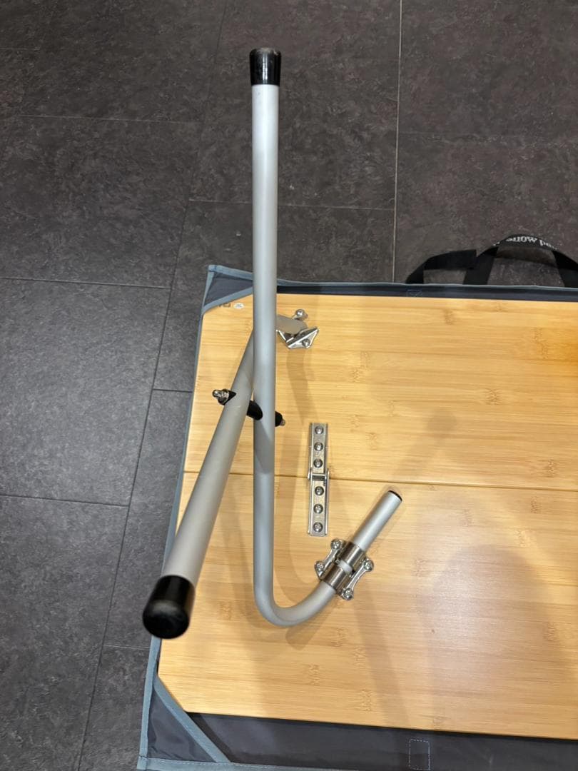 【美品】peak スノーピーク ワンアクションローテーブル竹