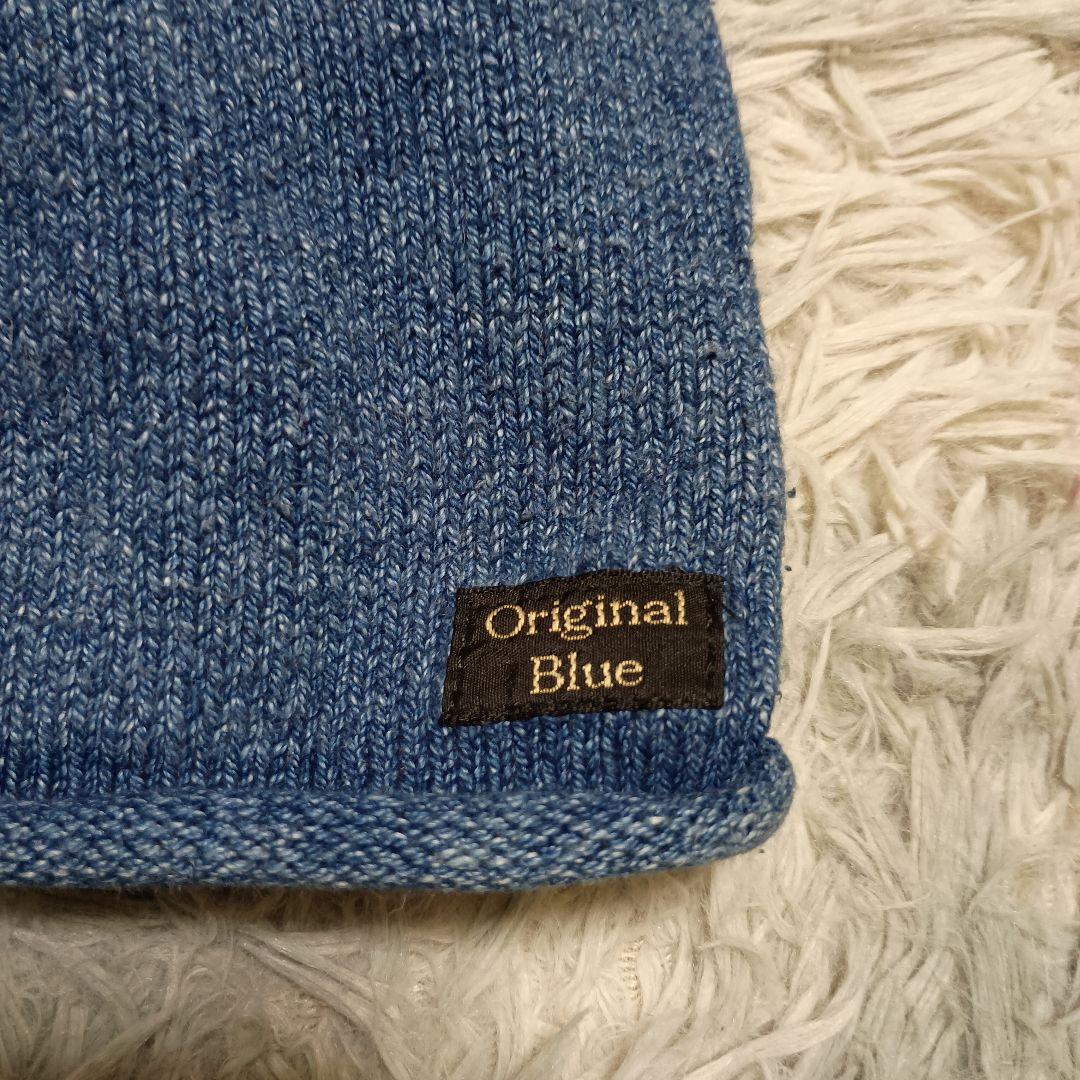 【Michael Ross】90s デニムセーター S インディゴ 藤原ヒロシ