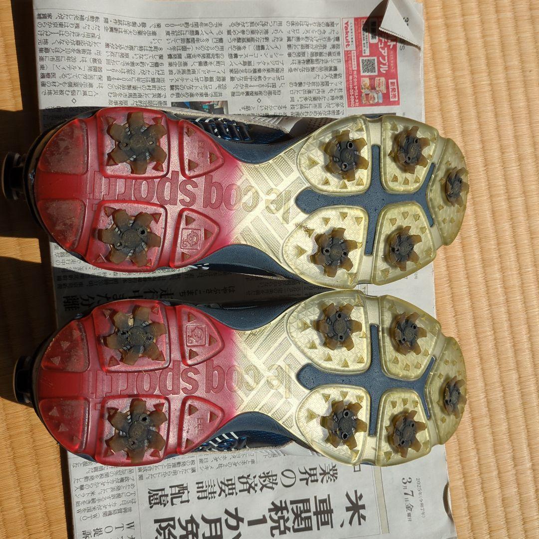 le coq sportif ゴルフシューズ ホワイト/ネイビー