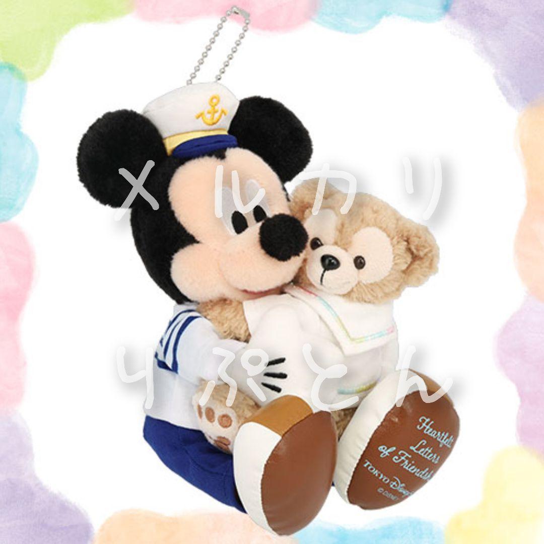 ハートフェルト・レターズ・オブ・フレンドシップ ミッキー ぬいぐるみバッジ