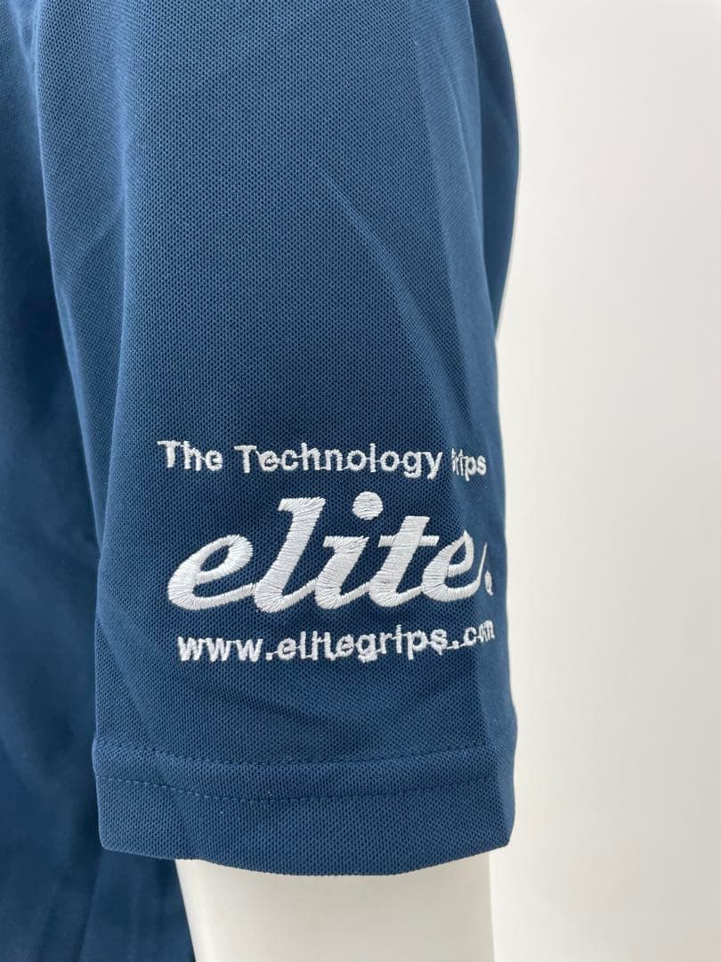 エリートグリップ　無地半袖ポロシャツ　ネイビー　L 新品