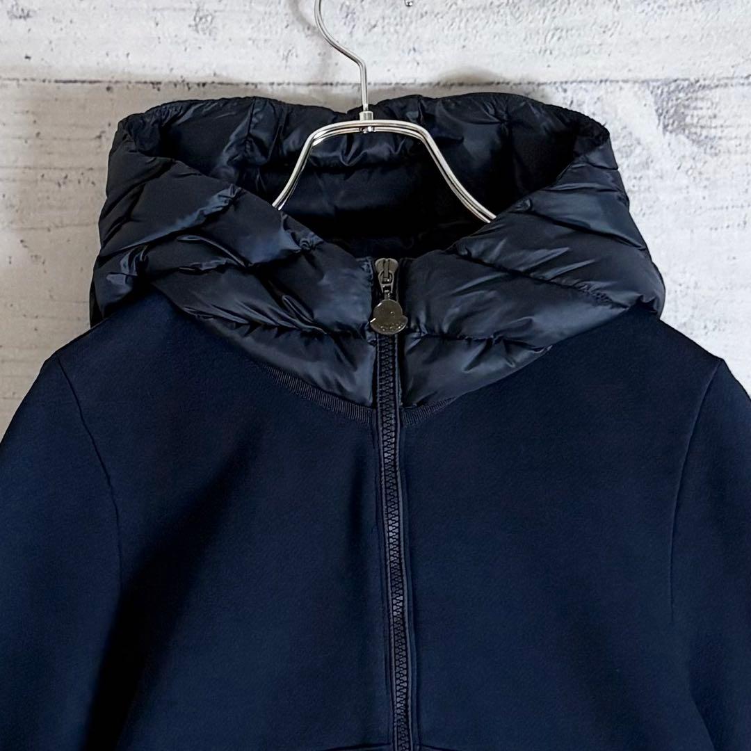 モンクレール マグリア カーディガン ダウン スウェット フード M