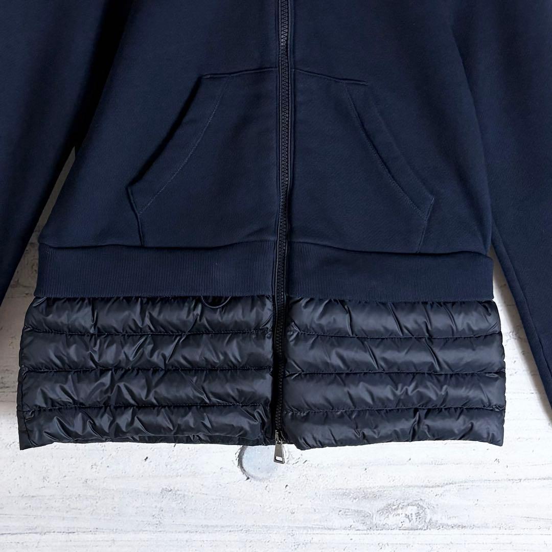 モンクレール マグリア カーディガン ダウン スウェット フード M