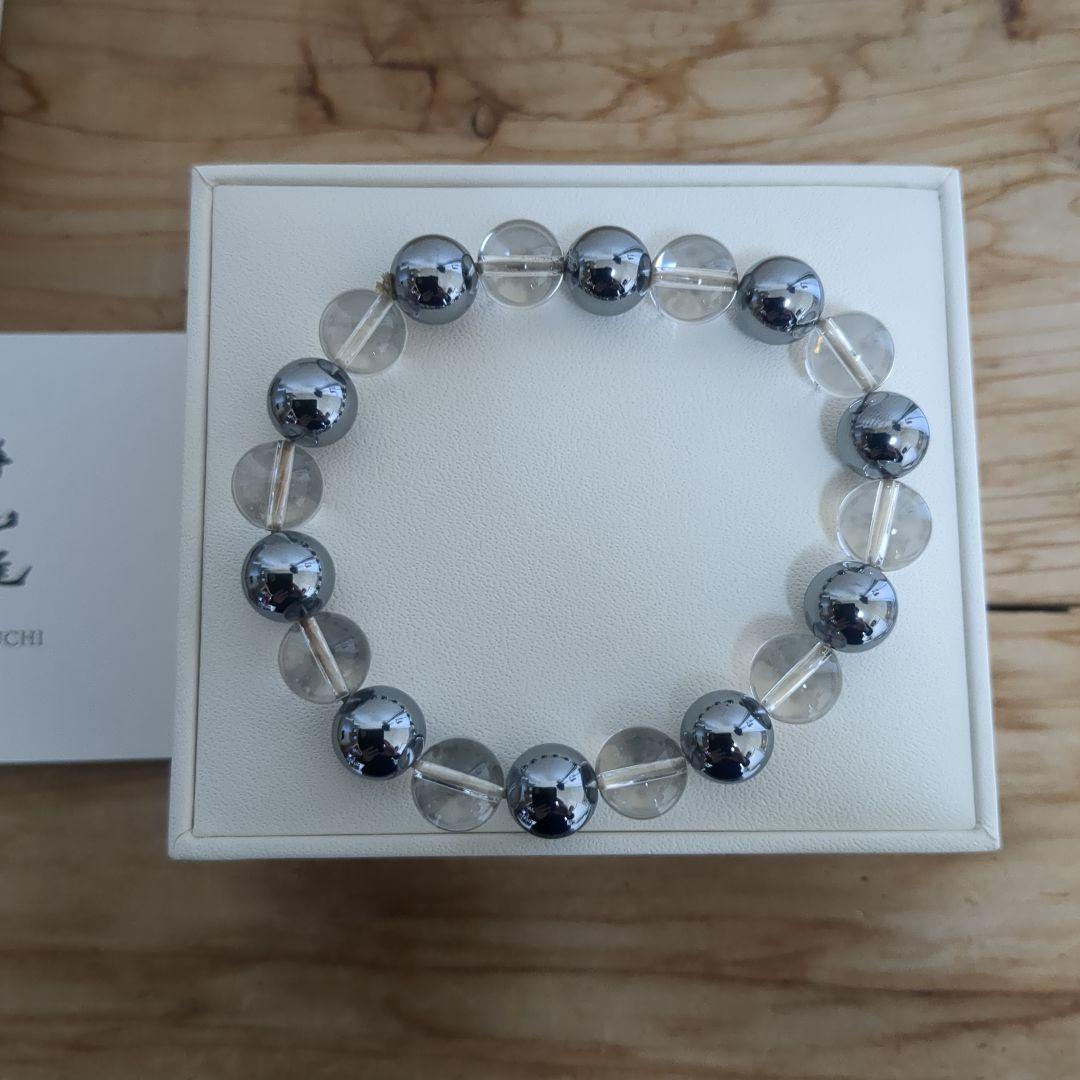 【neten】手名椎　ブレスレット男性用 ロゴストロン