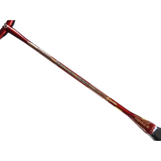 ◆世界最軽量級58g◆apacs◆FEATHER WEIGHT XⅡ◆赤ゴールド