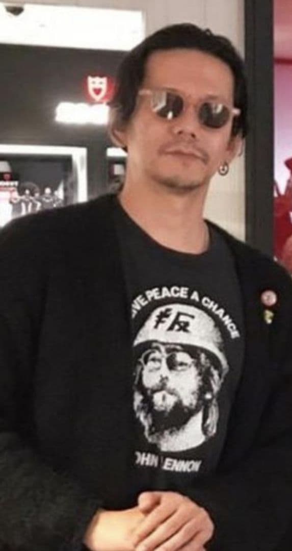 ジョンレノン GIVE PEACE A CHANCE 　80s vintage