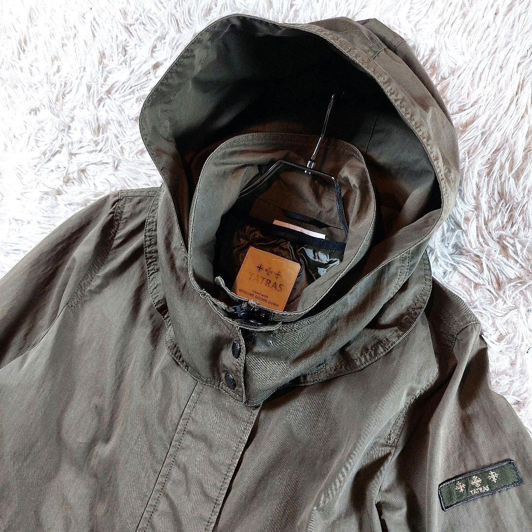 美品 定価9.68万円 TATRAS ベリーナダウベストライナーモッズコート 3